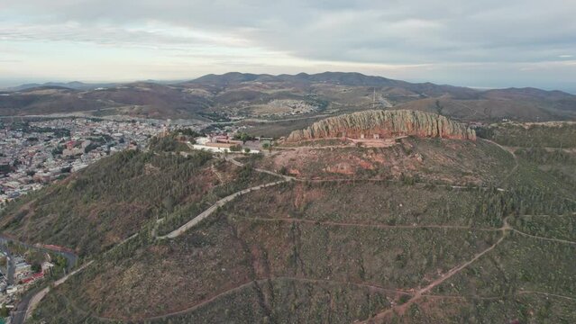 Discover the majesty of Cerro de la Bufa in Zacatecas through a breathtaking drone flight
