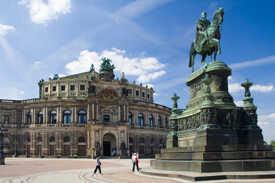 Semperoper, Dresden, Sachsen, Deutschland