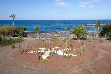 Playa Jardin, Puerto de la Cruz, Teneriffa, Kanarische Inseln, Spanien, Europa