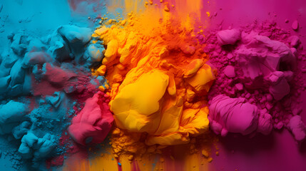 Fototapeta premium Indian holi festival, happy holi background