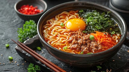 日本の伝統的なそば、うどんの定食