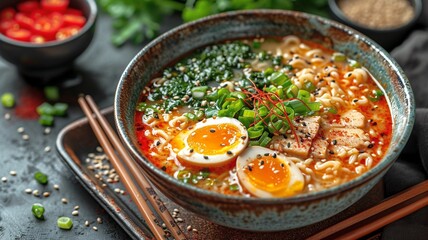 日本の伝統的なそば、うどんの定食