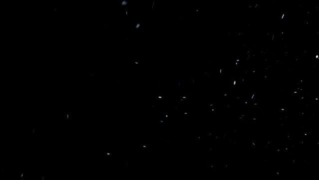 Floating Particles on Black