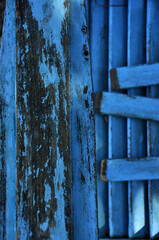 textura azul madeira grunge 