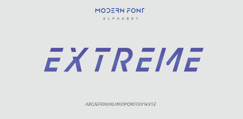 Abstract digital modern alphabet fonts. Typography technology electronic dance music future creative font. vector illustraion