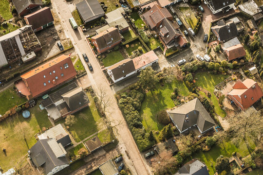 aerial view of city