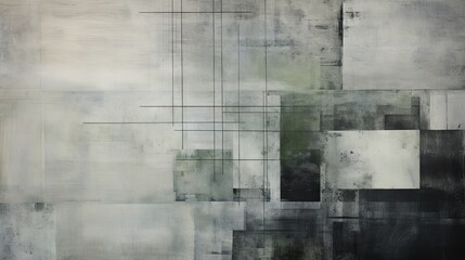 a picture of a grey, black surface, in the style of soft tonal shifts, rug, solarization, double lines, stains/washes, graph paper, light silver and green