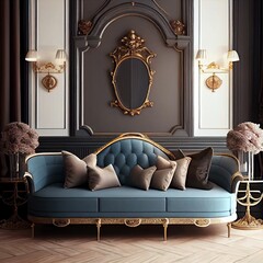 Classic Living Room Style with set of Sofa