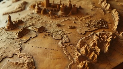 3D fantasy worldmap