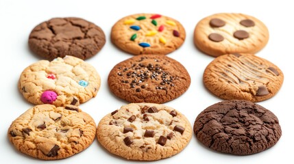 Fototapeta na wymiar Set of Cookie