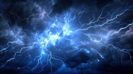 Electrifying Night: Witness lightning's dance in the dark sky, charging the atmosphere with energy. Feel the thrill of nature's power.