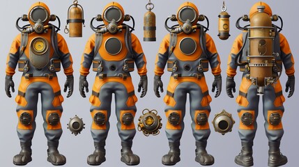 Fototapeta premium Sci Fi Uniform