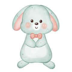 Adorable Rabbit in Playful Poses