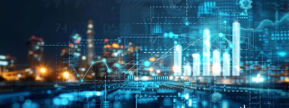 Modern infographic with statistics analytical charts. Infographics dashboard. Analytical information