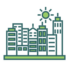 Naklejka premium Density Icon
