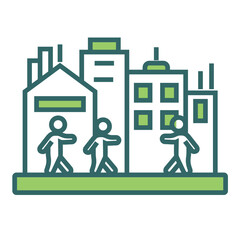 Pedestrians Icon