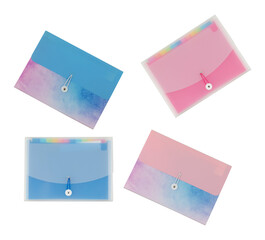 Document file cut out isolated transparent background