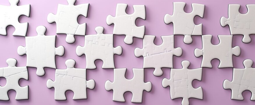 jigsaw puzzle pieces HD 8K wallpaper Stock Photographic Image