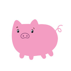 Cartoon Pig Icon