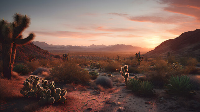 cactus wonderland featuring vibrant colors and diverse species