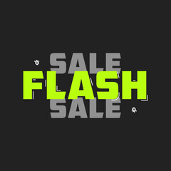 Flash Sale Sticker - Flash Sale Label - Flash Sale Logo Design
