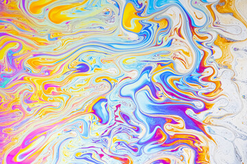 Fototapeta na wymiar Abstract Texture Close-Up Of Soap Bubbles