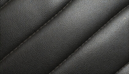 Obraz premium Black leather background. Black leather texture
