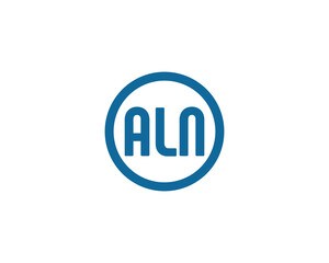ALN Logo design vector template