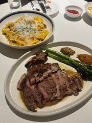 fancy restaurant food yummy food table