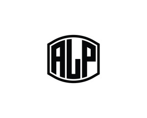 ALP Logo design vector template
