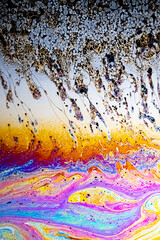 Abstract Texture Close-Up Of Soap Bubbles