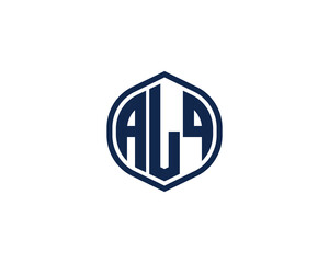 ALQ Logo design vector template