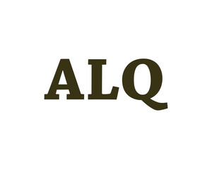 ALQ Logo design vector template