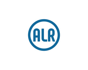 ALR Logo design vector template