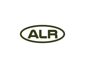 ALR Logo design vector template
