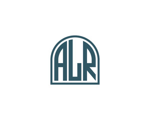 ALR Logo design vector template