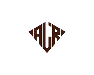 ALR Logo design vector template