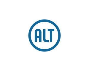 ALT Logo design vector template
