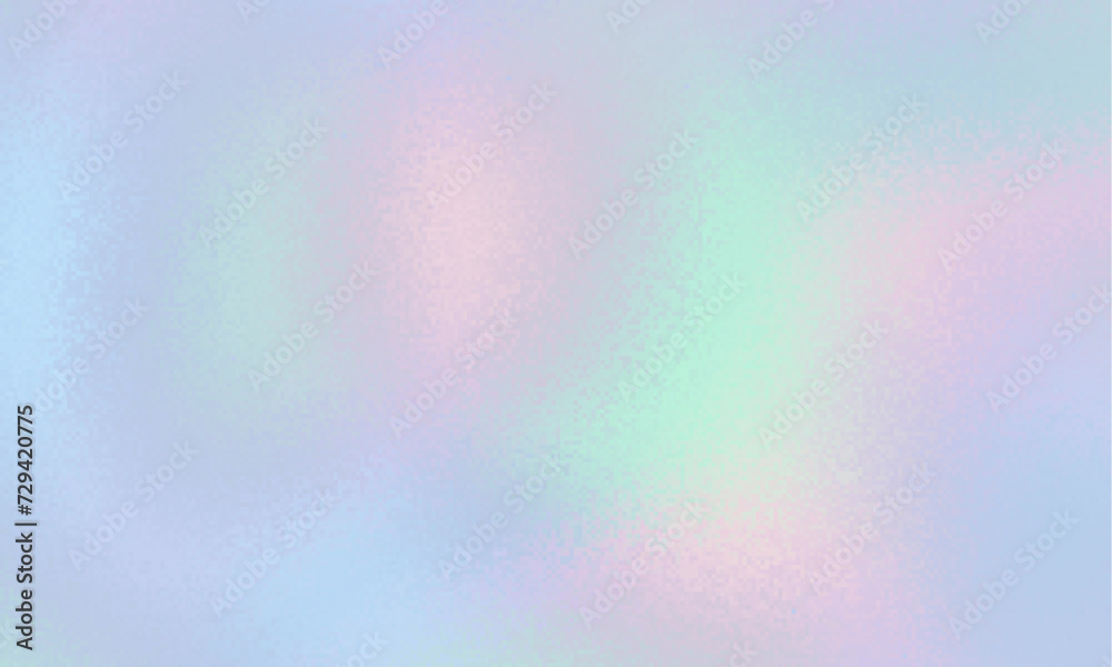 Poster Pixelated grunge soft holographic background. Moire overlapping effect. Vector image.