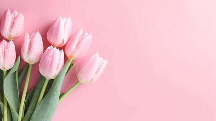 Fototapeta premium Women's Day or Mother's Day theme background, decorative flower background pattern