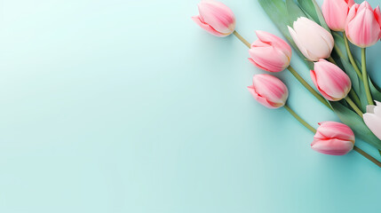 Fototapeta na wymiar Women's Day or Mother's Day theme background, decorative flower background pattern