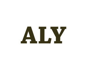 ALY Logo design vector template