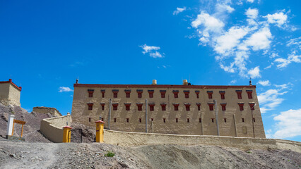 Ancient building of Stok Museum and palace, built in 1820 by King Tsepal Namgyal. When Leh palace was invaded Dogra force, the royal family moved to Stok palace.