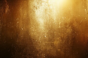 Gold brown light , background template grainy noise grungy spray texture , empty space shine bright light and glow color gradient rough abstract retro vib