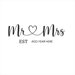 mr and mrs add year here background inspirational positive quotes, motivational, typography, lettering design