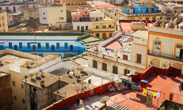 Vue des toits de la medina de Tanger