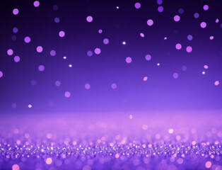 Bokeh wallpaper in pirple  colors with light particles, abstract background