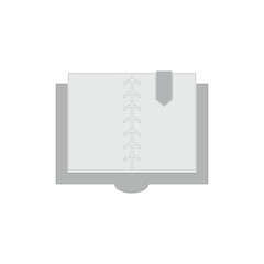 illustration of a notebook template design
