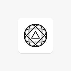 Celtic Knot icon, knot, irish, symbol, interlace line icon, editable vector icon, pixel perfect, illustrator ai file