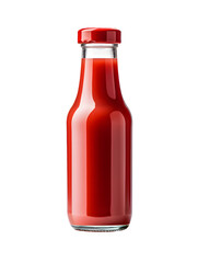 Transparent Bottle of ketchup, mockup, isolated, transparent PNG Background